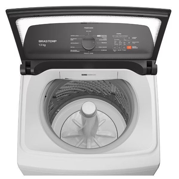 Lavadora de Roupas Brastemp 13kg Ciclo Tira Manchas Branco BWK13ABANA 110V - Imagem 4